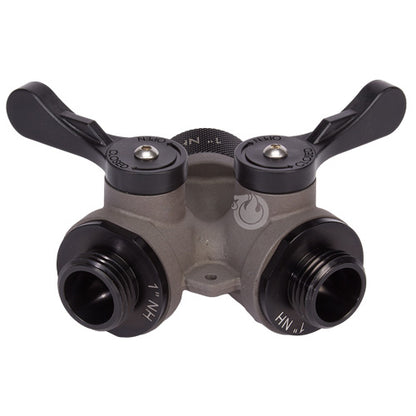 Aluminum 1" NH Inlet x (2) 1" NH Outlet