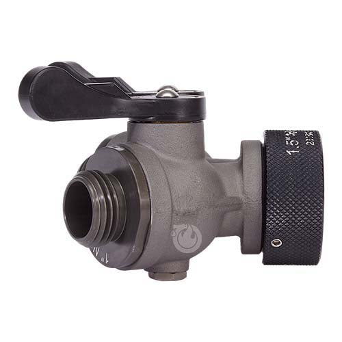 Aluminum 1 1/2" NH Inlet x (2) 1" NPSH Outlet