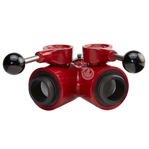 Aluminum 1 1/2" NH Inlet X (2) 1 1/2" NH Outlet