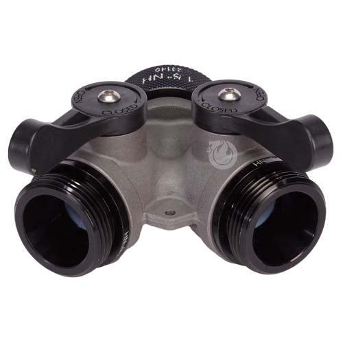 Aluminum 1 1/2" NH Inlet x (2) 1 1/2" NH Outlet