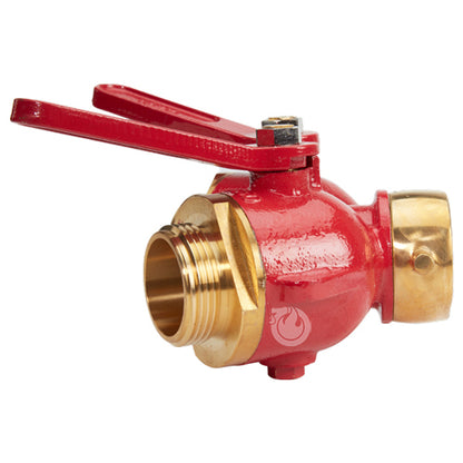 Brass 1 1/2" NH Inlet x (2) 1 1/2" NH Outlet