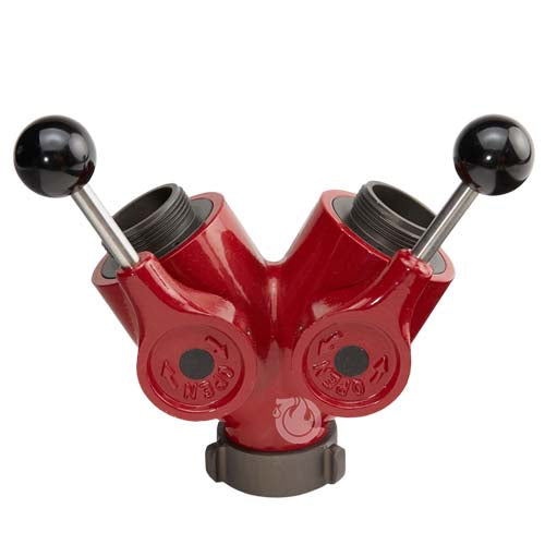 Aluminum 1 1/2" NPSH Inlet x (2) 1 1/2" NPSH Outlet