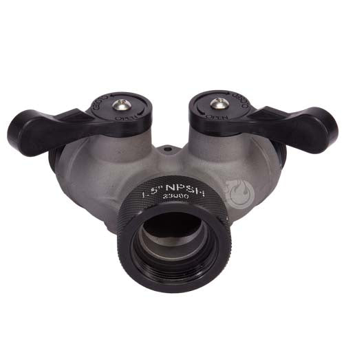 Aluminum 1 1/2" NPSH Inlet x (2) 1 1/2" NPSH Outlet