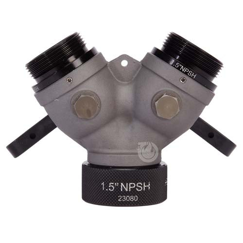 Aluminum 1 1/2" NPSH Inlet x (2) 1 1/2" NPSH Outlet