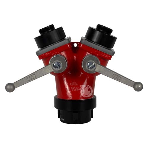Aluminum Heavy-Duty 2 1/2" NH Inlet X (2) 1 1/2" NH Outlet