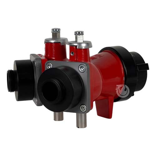 Aluminum Heavy-Duty 2 1/2" NH Inlet X (2) 1 1/2" NH Outlet