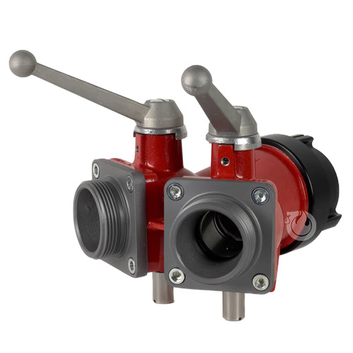 Aluminum Heavy-Duty 2 1/2" NH Inlet x (2) 2 1/2" NH Outlet