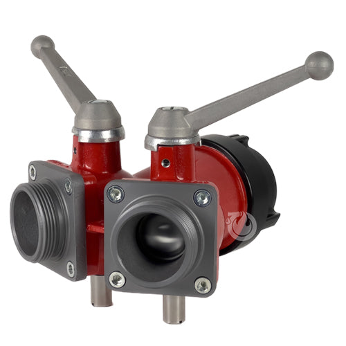 Aluminum Heavy-Duty 2 1/2" NH Inlet x (2) 2 1/2" NH Outlet