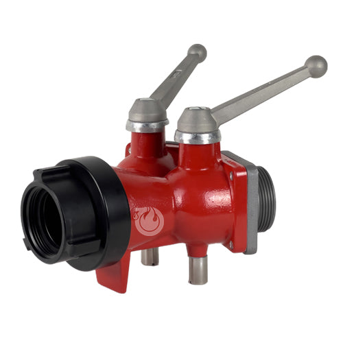 Aluminum Heavy-Duty 2 1/2" NH Inlet x (2) 2 1/2" NH Outlet
