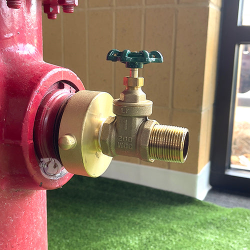 2 1/2" Female NH/NST x 1" Male NPT Shut-off Valve