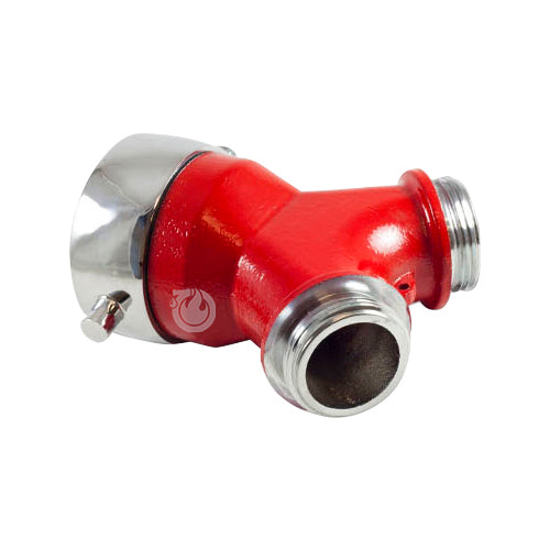 Plain Wye 2 1/2" NH Inlet x (2) 1 1/2" NH Outlet