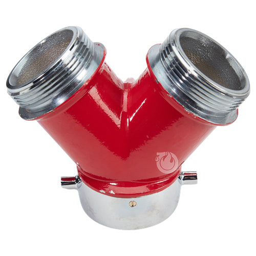 Plain Wye 2 1/2" NH Inlet x (2) 2 1/2" NH Outlet