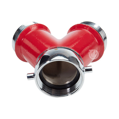 Plain Wye 2 1/2" NH Inlet x (2) 2 1/2" NH Outlet