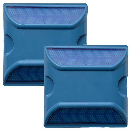 Peel-N-Stick Blue Reflective Road Marker (2 Pack)