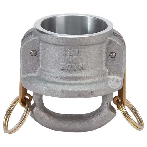 Aluminum 2" Female Safety Bump Cap
