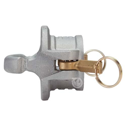 Aluminum 2" Female Safety Bump Cap