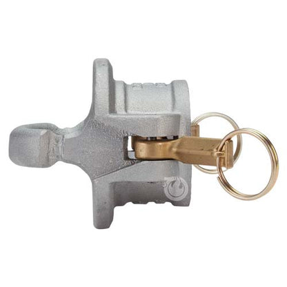 Aluminum 2" Female Safety Bump Cap