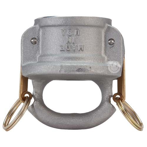 Aluminum 2" Female Safety Bump Cap