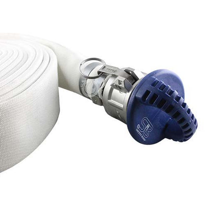 Blue 4" Polypropylene Male Safety Bump Plug