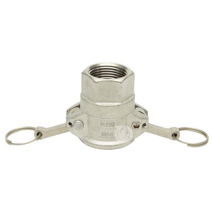 Stainless Steel 1" Female Camlock x 1" Female NPT