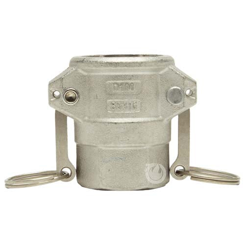 Stainless Steel 1" Female Camlock x 1" Female NPT