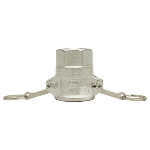 Stainless Steel 1" Female Camlock x 1" Female NPT