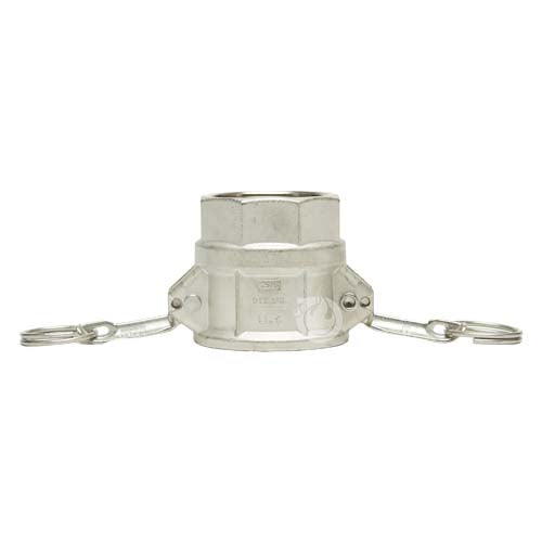 Stainless Steel 2" Female Camlock x 2" Female NPT