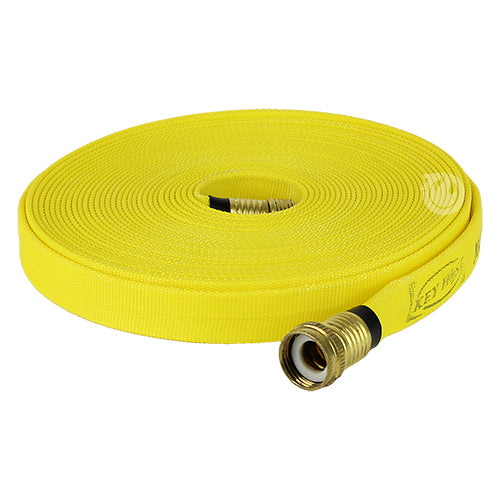 Yellow 5/8" x 50' Forestry Hose / Rubber Band (USA Made)
