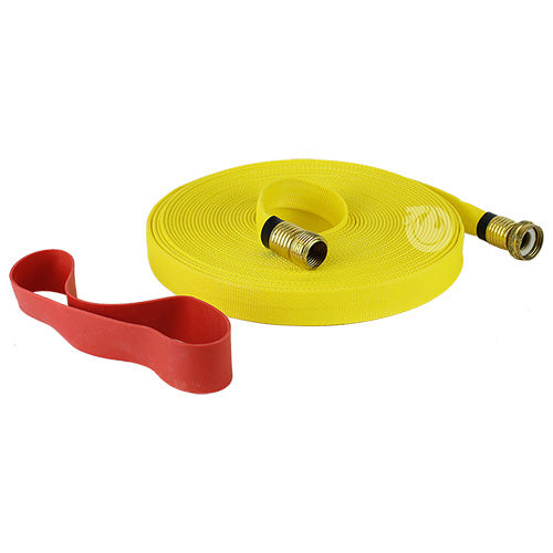 Yellow 5/8" x 50' Forestry Hose / Rubber Band (USA Made)