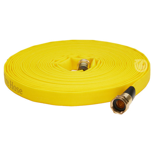 Yellow 5/8" x 50' Forestry Hose / Rubber Band