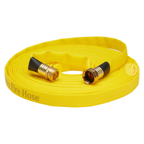 Yellow 5/8" x 50' Forestry Hose / Rubber Band