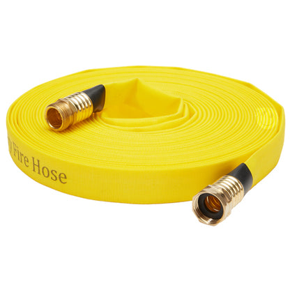 Yellow 3/4" x 50' Forestry Hose / Rubber Band