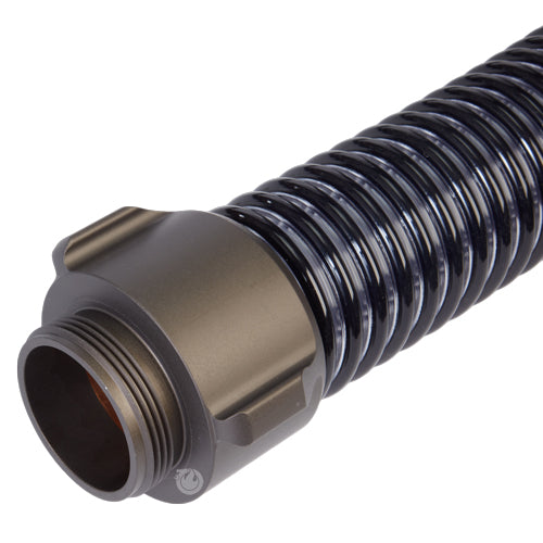 Black / Clear 2 1/2" x 10' Long Handle Hard Suction Hose (NH)
