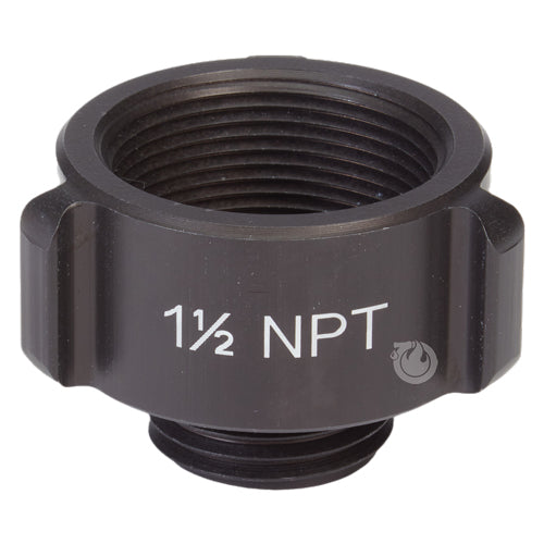 Aluminum 1 1/2" Female NPT to 1" Male NH