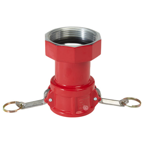 Aluminum 2" Female Camlock x 2 1/2" Female NH Fire Hose