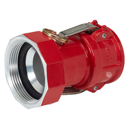 Aluminum 2" Female Camlock x 2 1/2" Female NH Fire Hose