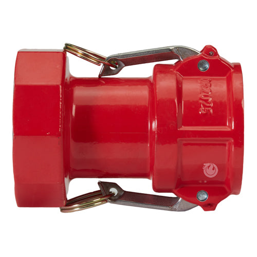 Aluminum 2" Female Camlock x 2 1/2" Female NH Fire Hose