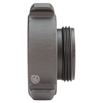 Aluminum 2 1/2" Female NPT to 1 1/2" Male NH