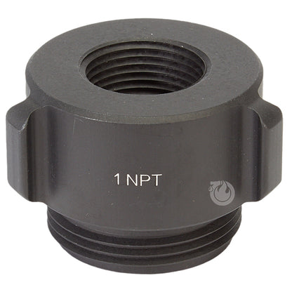 Aluminum 1" Female NPT to 1 1/2" Male NH