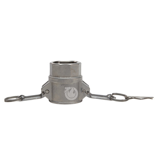 Stainless Steel 1 1/2" Female Camlock x 1 1/2" Female NPT