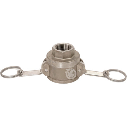 Stainless Steel 1 1/2" Female Camlock x 1" Female NPT (USA)