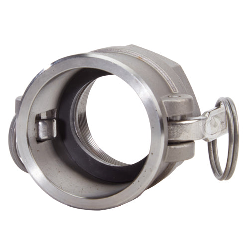 Stainless Steel 2" Female Camlock x 1 1/2" Female NPT (USA)