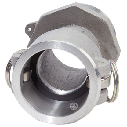 Aluminum 2" Female Camlock x 3" Male NPT (USA)