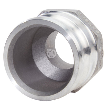 Aluminum 3" Male Camlock x 2" Male NPT (USA)