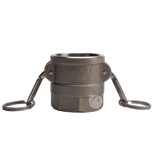 Stainless Steel 2" Female Camlock x 2" Female NPT (USA)