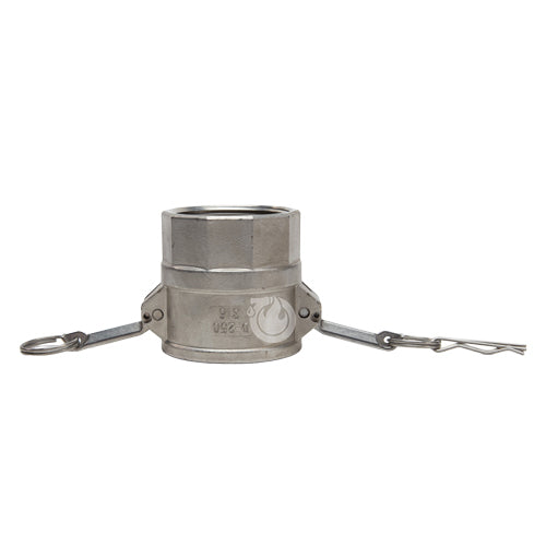 Stainless Steel 2 1/2" Female Camlock x 2 1/2" Female NPT (USA)