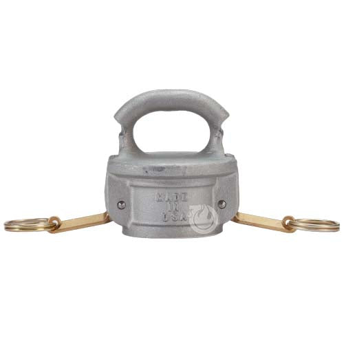 Aluminum 4" Female Safety Bump Cap