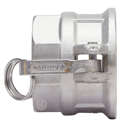 Stainless Steel 3" Female Camlock x 3" Female NPT