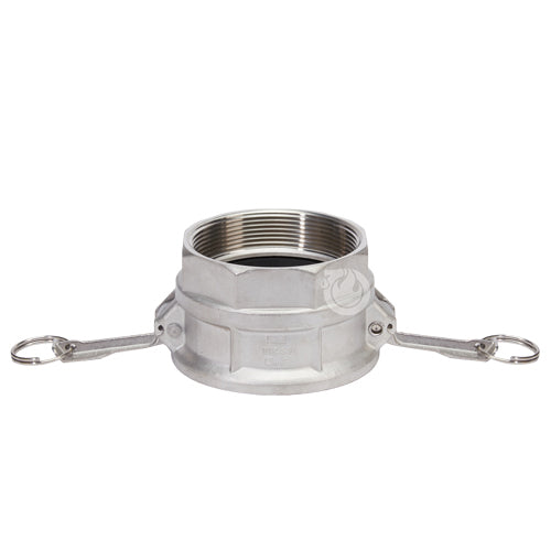 Stainless Steel 4" Female Camlock x 4" Female NPT