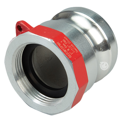 Aluminum 2" Male Camlock x 1 1/2" Female NH Fire Hose